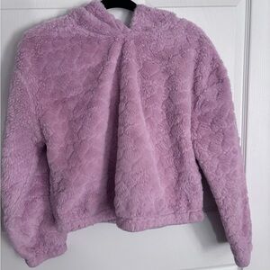 No Boundaries Pink Faux Fur Jacket